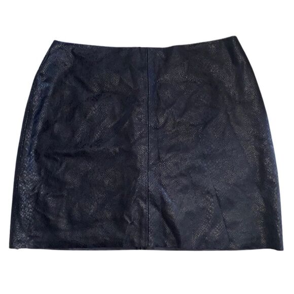 Retro, Britt Ryan, Black, Faux Snake Skin, Mini Skirt - Picture 3 of 16